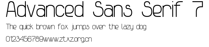 Advanced Sans Serif 7.ttf