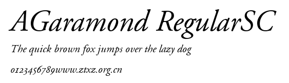 AGaramond RegularSC.ttf