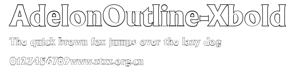 AdelonOutline-Xbold.ttf