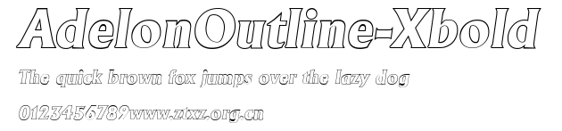 AdelonOutline-Xbold.ttf