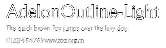 AdelonOutline-Light.ttf