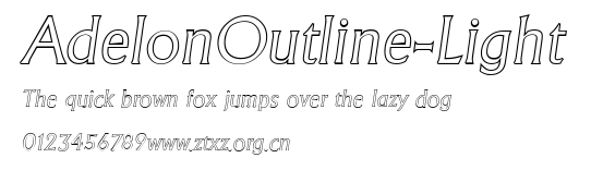 AdelonOutline-Light.ttf