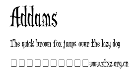 Addams.ttf