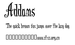 Addams.ttf