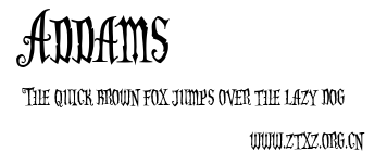 Addams.ttf