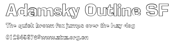 Adamsky Outline SF.ttf