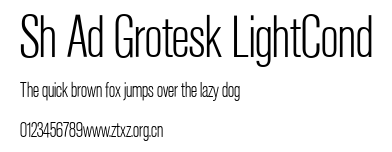 Sh Ad Grotesk LightCond.ttf