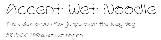 Accent Wet Noodle.ttf
