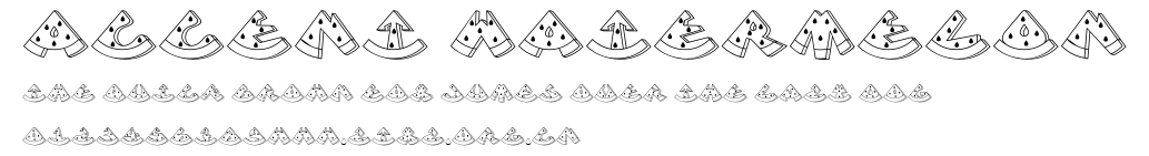 Accent Watermelon.ttf