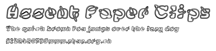 Accent Paper Clips.ttf