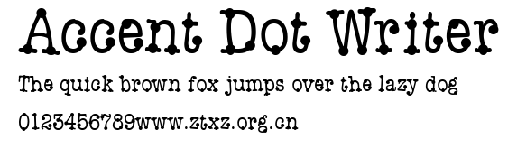 Accent Dot Writer.ttf