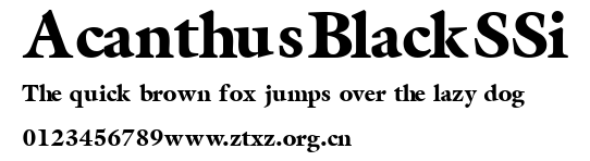 AcanthusBlackSSi.ttf