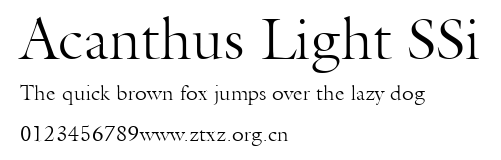 Acanthus Light SSi.ttf
