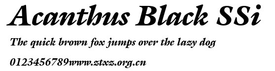 Acanthus Black SSi.ttf