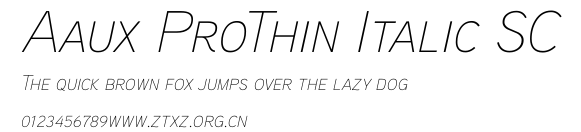 Aaux ProThin Italic SC.ttf