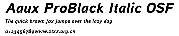 Aaux ProBlack Italic OSF.ttf