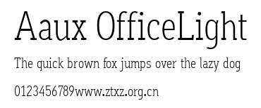 Aaux OfficeLight.ttf