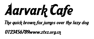 Aarvark Cafe.ttf