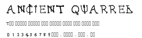 ANCIENT  QUARREL .ttf