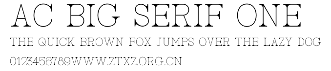 AC Big Serif One.otf