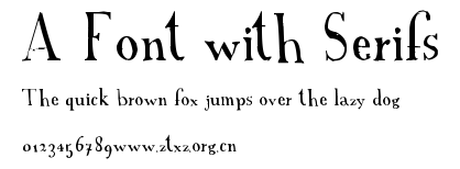 A Font with Serifs.ttf