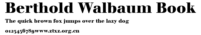 Berthold Walbaum Book.ttf