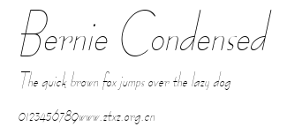Bernie Condensed.ttf