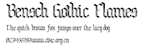 Bensch Gothic Flames.ttf