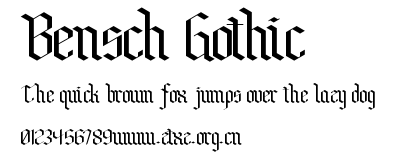 Bensch Gothic.ttf