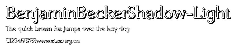 BenjaminBeckerShadow-Light.ttf