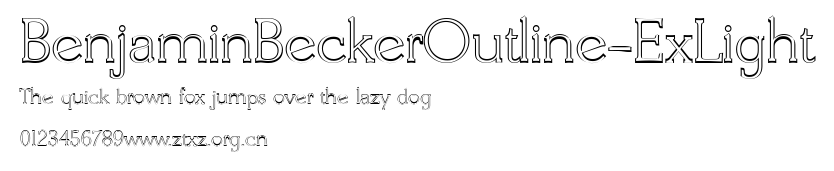 BenjaminBeckerOutline-ExLight.ttf