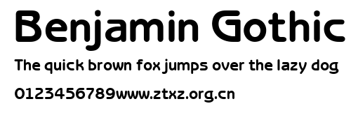 Benjamin Gothic.ttf