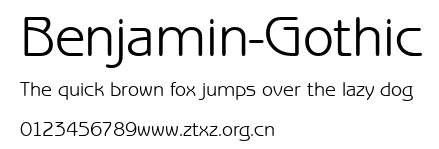 Benjamin-Gothic.ttf