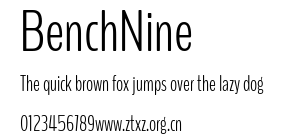 BenchNine.ttf