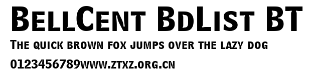 BellCent BdList BT.ttf