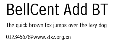 BellCent Add BT.ttf