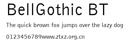 BellGothic BT.ttf