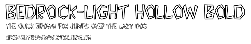 Bedrock-Light Hollow Bold.ttf