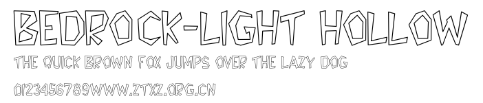 Bedrock-Light Hollow.ttf