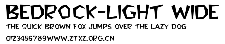 Bedrock-Light Wide.ttf
