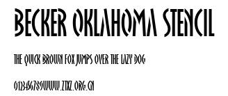 Becker Oklahoma Stencil.ttf