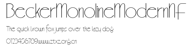 BeckerMonolineModernNF.ttf