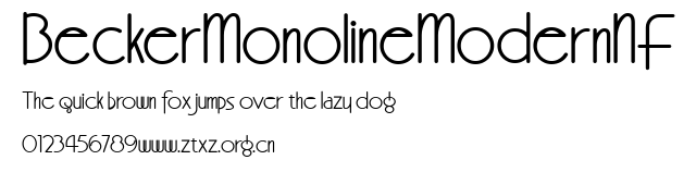 BeckerMonolineModernNF.ttf