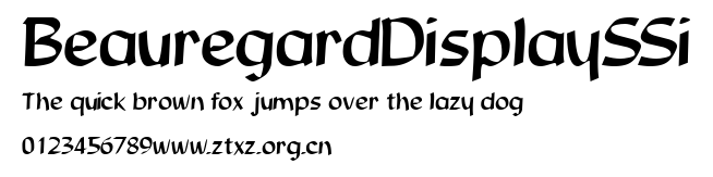 BeauregardDisplaySSi.ttf