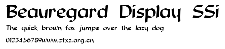 Beauregard Display SSi.ttf