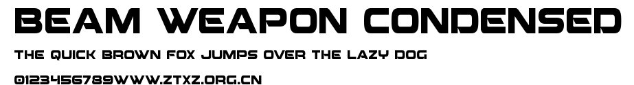 Beam Weapon Condensed.ttf