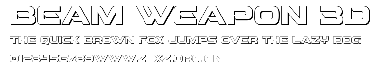 Beam Weapon 3D.ttf