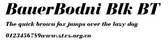 BauerBodni Blk BT.ttf