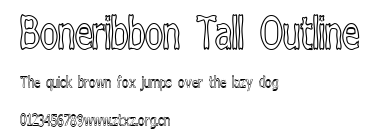 Boneribbon Tall Outline.ttf