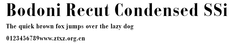 Bodoni Recut Condensed SSi.ttf